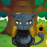 Games4King Black Cat Rescue 2 Walkthrough